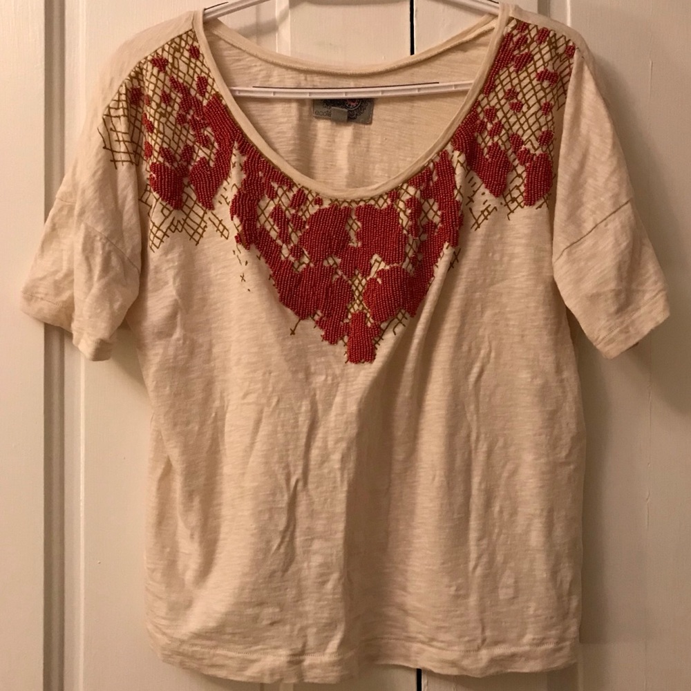 Bead-detailed T-Shirt